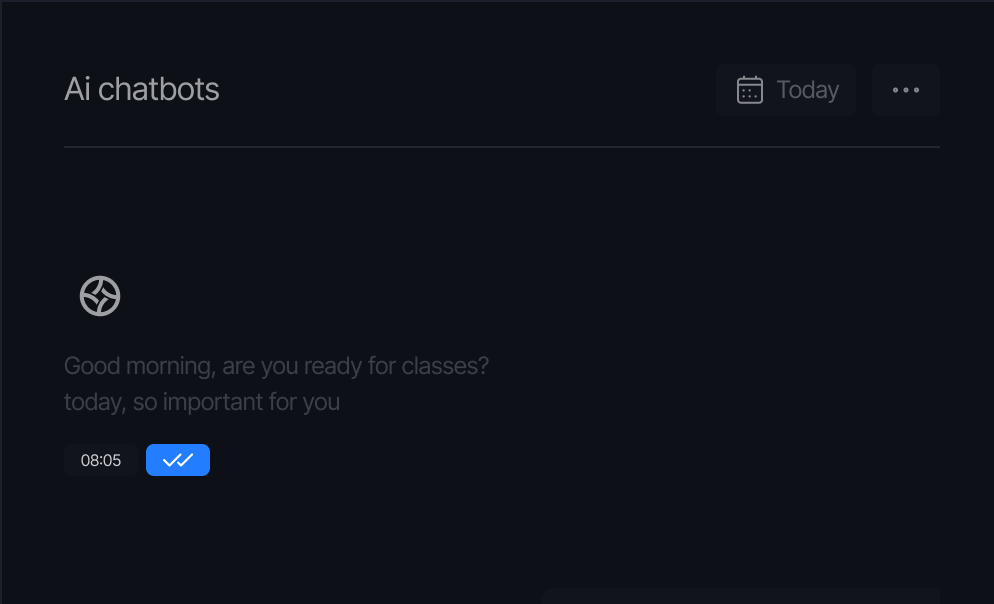 DI pokalbių robotų ir balso asistentų sąsaja, rodanti pokalbinio DI technologiją
